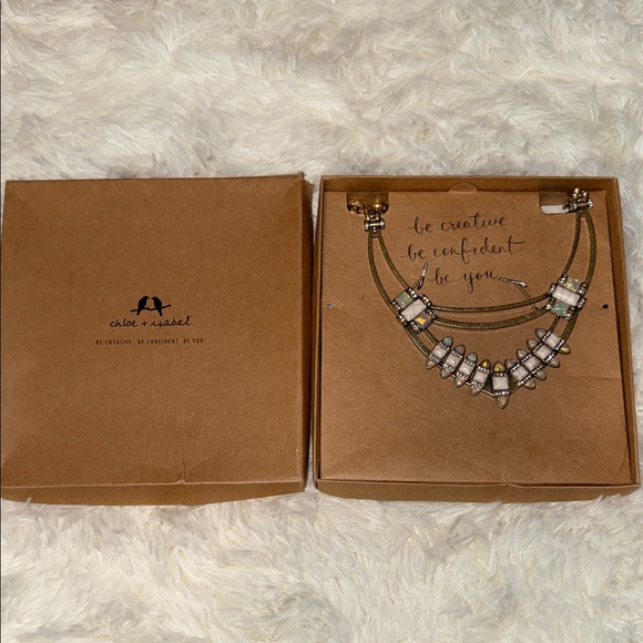 Chloe + Isabel Gold-Tone Necklace with Iridescent and Cream Accents - Picture 2 of 11